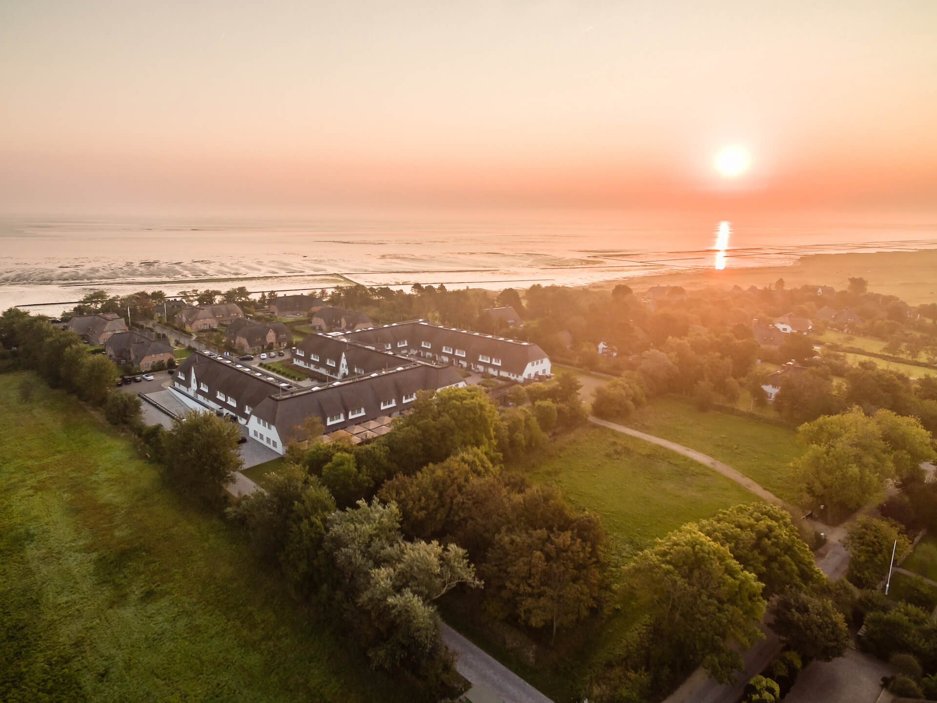 Severin's Resort am Morgen